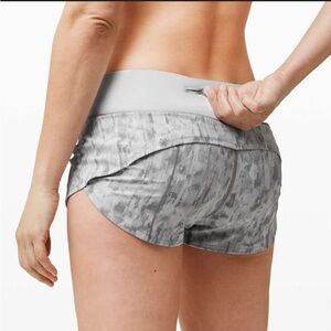 Lululemon Athletica Light Gray Shorts Size 2
